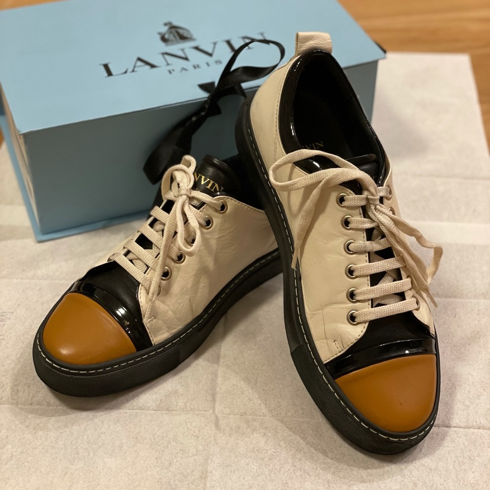 LANVIN Leather Sneakers